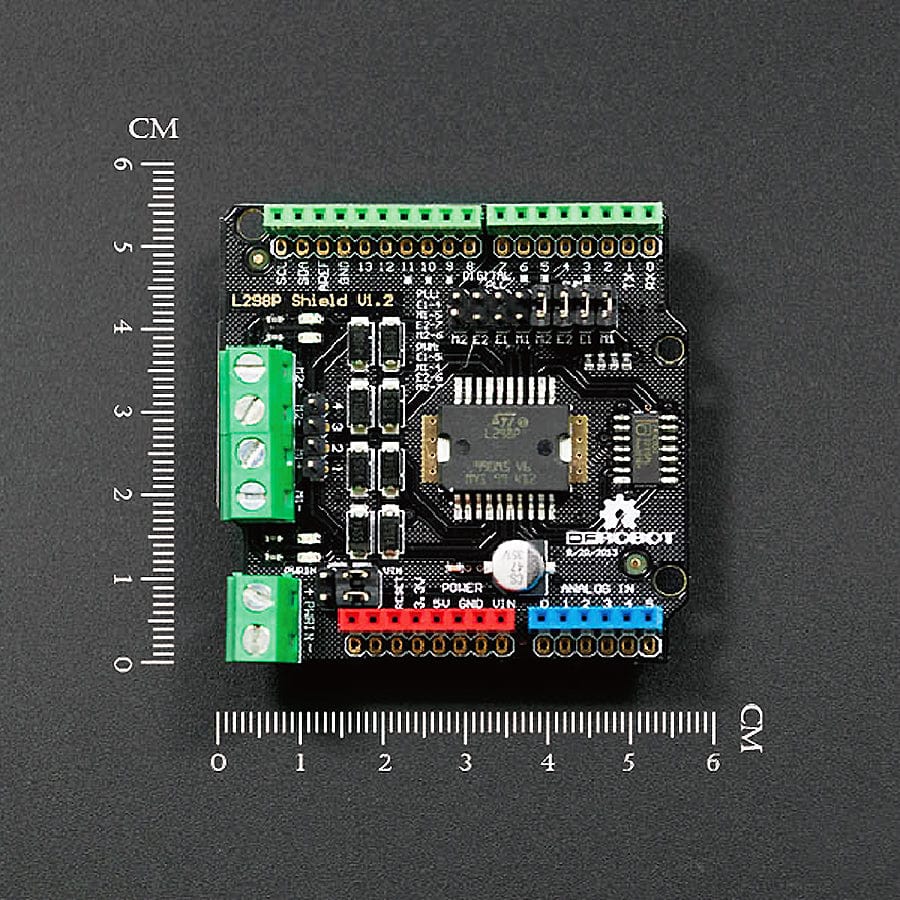 2x2A DC Motor Shield for Arduino by DFRobot - The Pi Hut