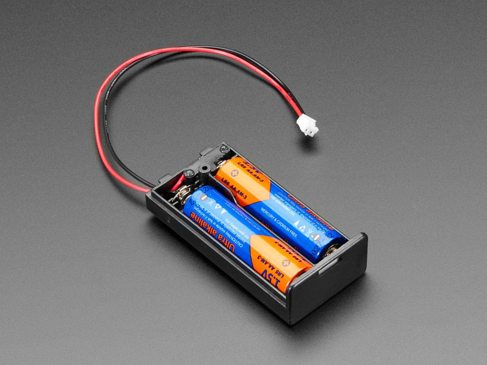 2 x AA Battery Holder with On/Off Switch & JST PH Connector - The Pi Hut