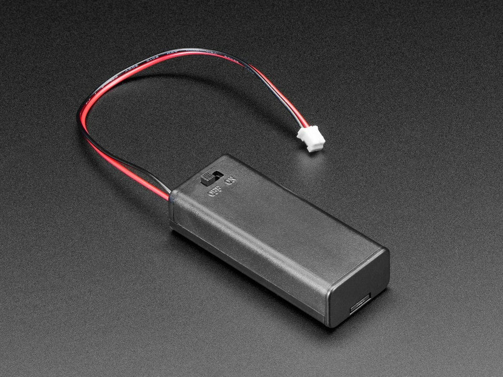 2 x AAA Battery Holder with On/Off Switch & JST PH Connector by The Pi Hut - The Pi Hut