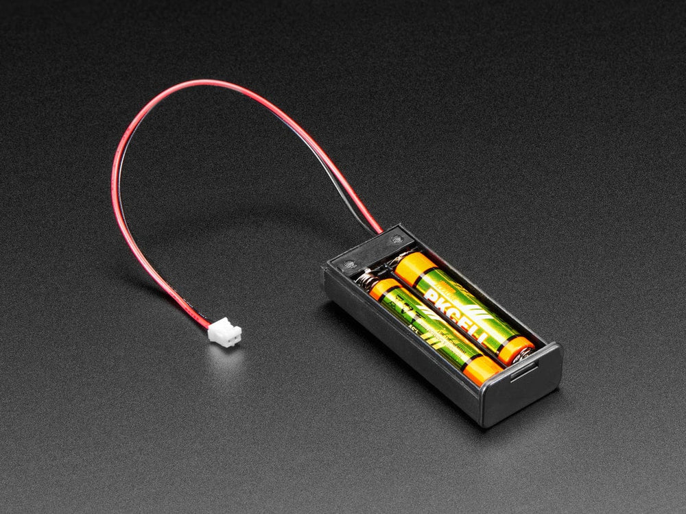 2 x AAA Battery Holder with On/Off Switch & JST PH Connector by The Pi Hut - The Pi Hut