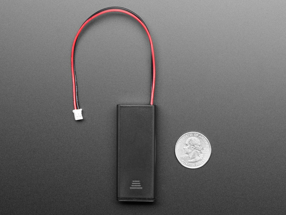 2 x AAA Battery Holder with On/Off Switch & JST PH Connector by The Pi Hut - The Pi Hut