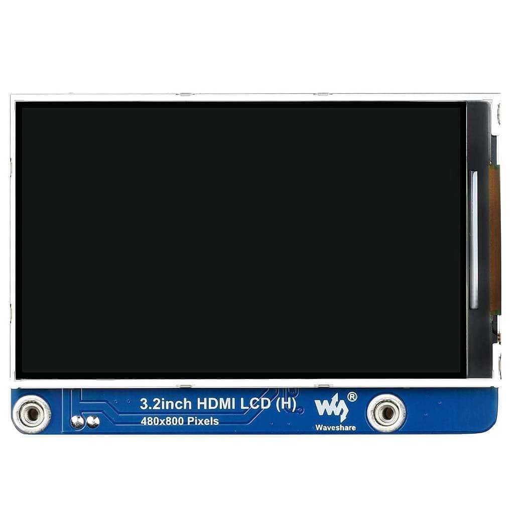 3.2" IPS HDMI LCD Display for Raspberry Pi (800x480) by Waveshare - The Pi Hut