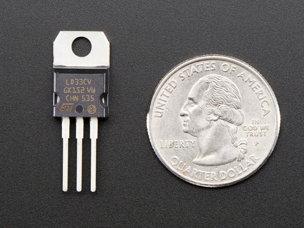 3.3V 800mA Linear Voltage Regulator - LD1117-3.3 TO-220 by The Pi Hut - The Pi Hut