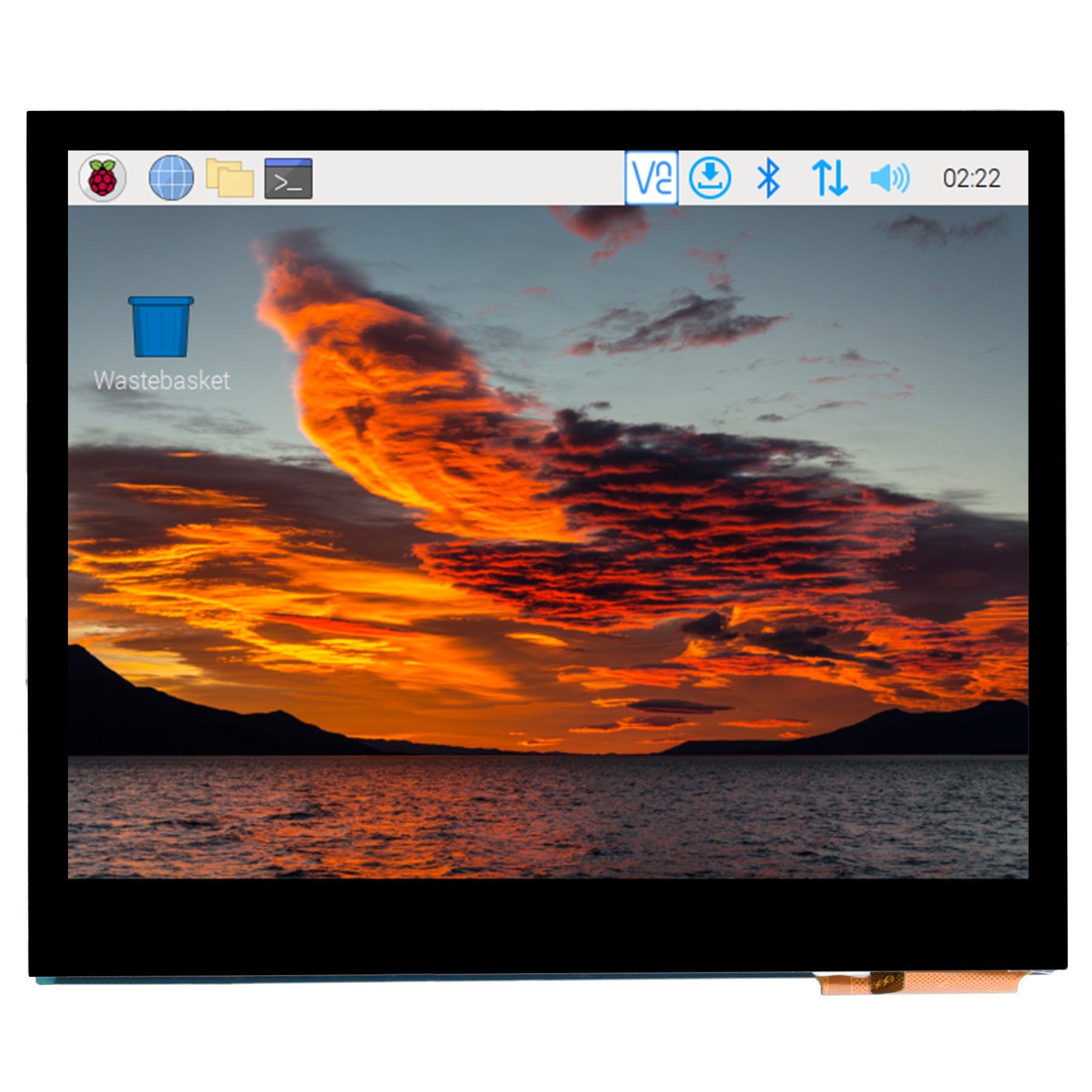 3.5" HDMI Capacitive Touch IPS LCD Display (640×480) by Waveshare - The Pi Hut