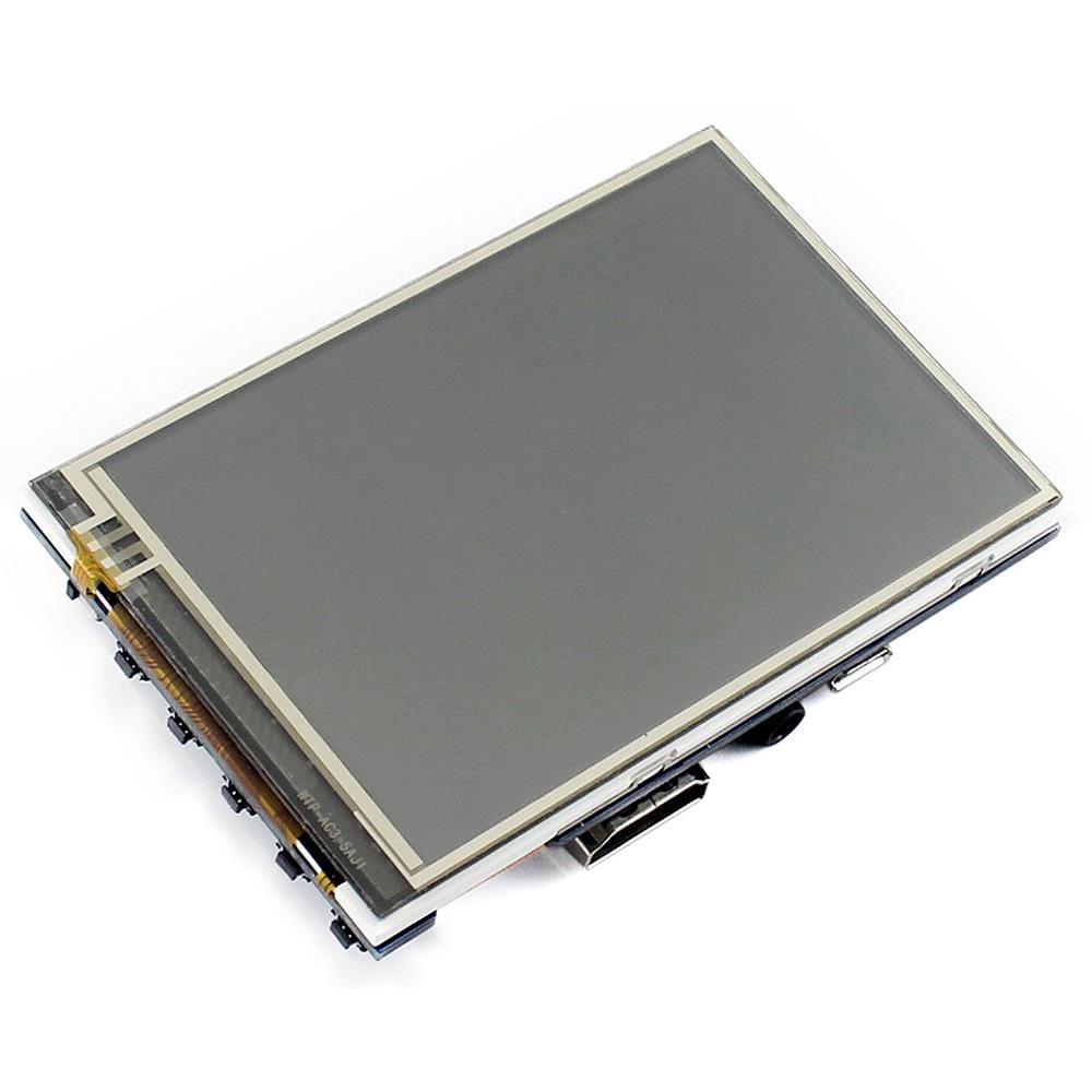 3.5" HDMI IPS LCD Resistive Touchscreen (480x320) by Waveshare - The Pi Hut