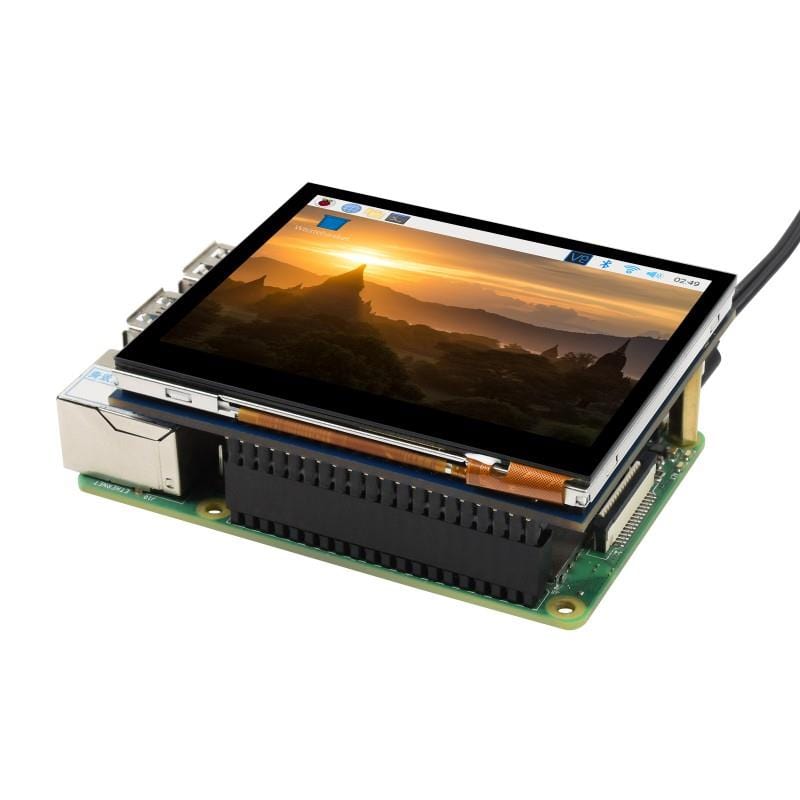 3.5" IPS DPI Capacitive Touchscreen Display For Raspberry Pi by Waveshare - The Pi Hut