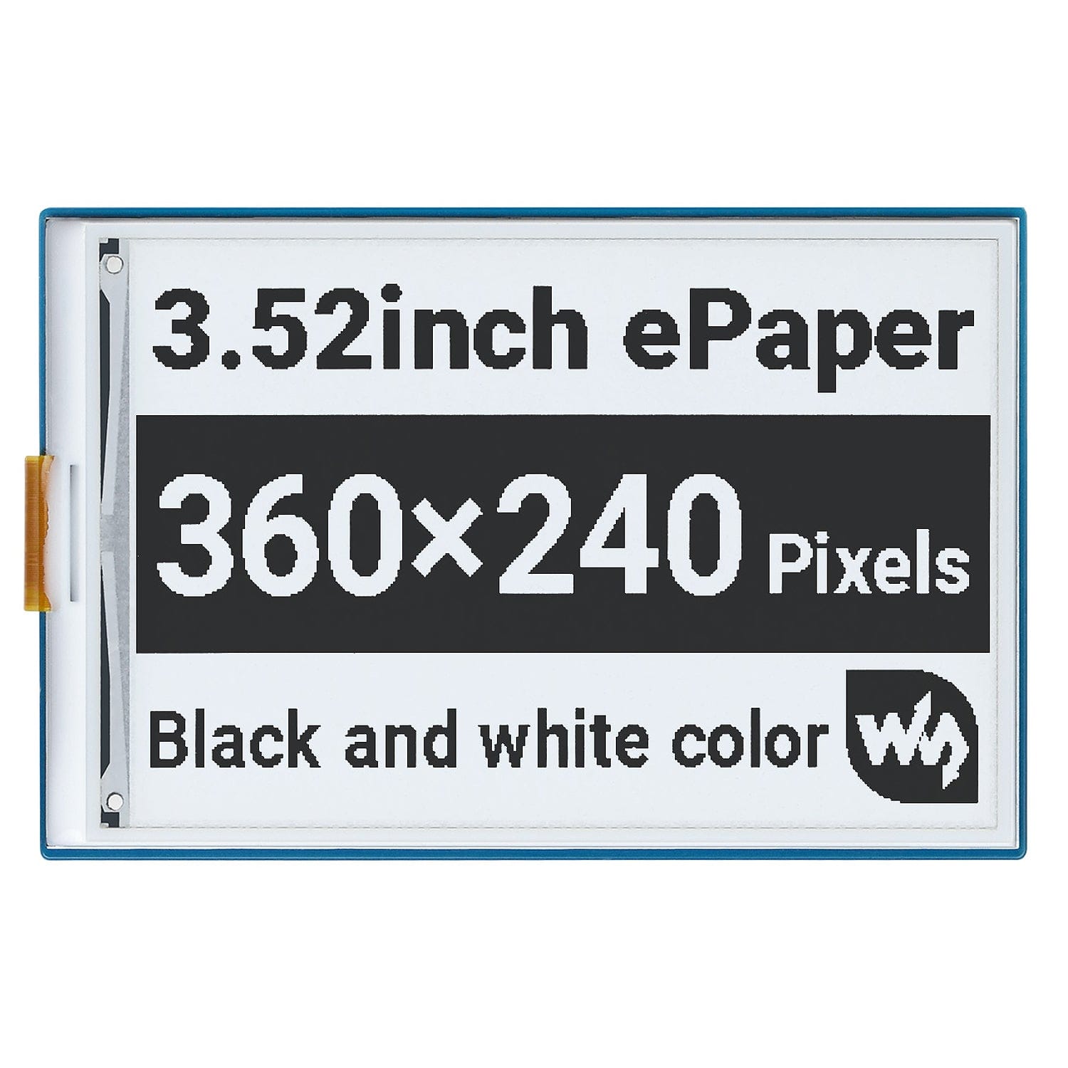 3.52" E-Paper HAT (360x240) by Waveshare - The Pi Hut