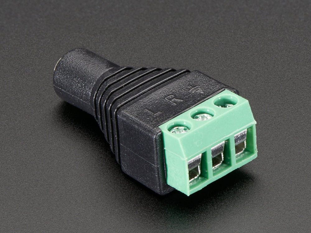 3.5mm (1/8") Stereo Audio Jack Terminal Block by The Pi Hut - The Pi Hut