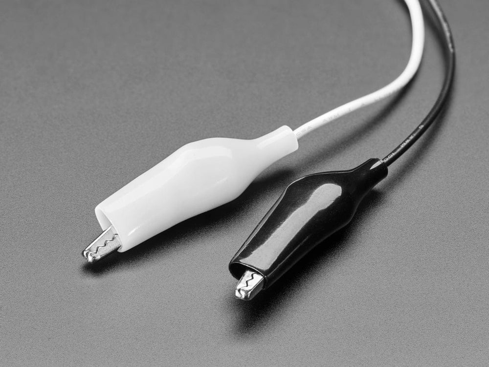 3.5mm Mono Audio Jack to Alligator Clip Cable by The Pi Hut - The Pi Hut