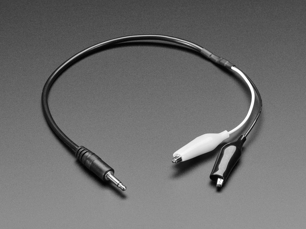 3.5mm Mono Audio Plug to Alligator Clips by The Pi Hut - The Pi Hut