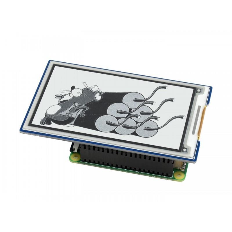 3.7" E-Ink Display HAT for Raspberry Pi (480×280) by Waveshare - The Pi Hut