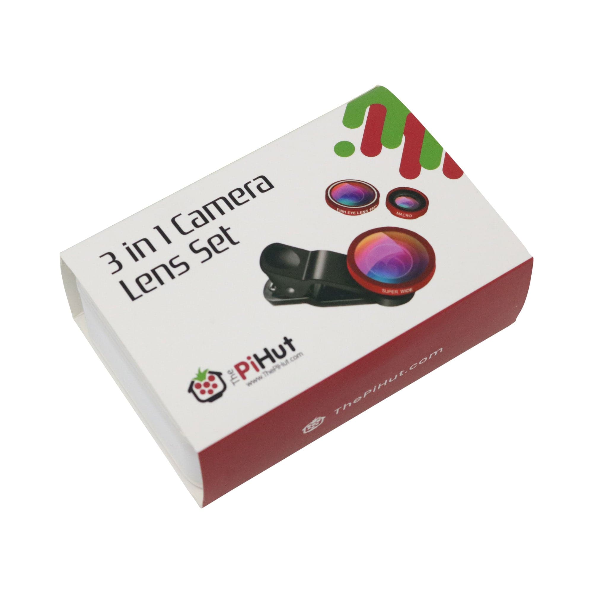 3 in 1 Camera Lens Set by The Pi Hut - The Pi Hut
