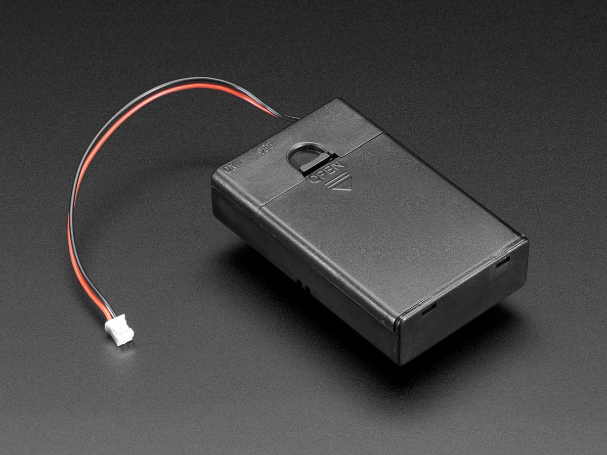 3 x AA Battery Holder with On/Off Switch, JST, and Belt Clip by The Pi Hut - The Pi Hut