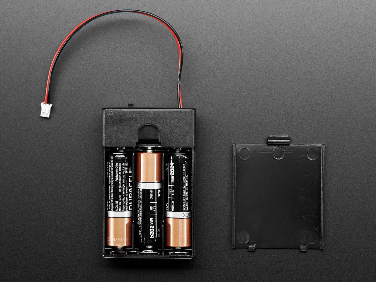 3 x AA Battery Holder with On/Off Switch, JST, and Belt Clip by The Pi Hut - The Pi Hut