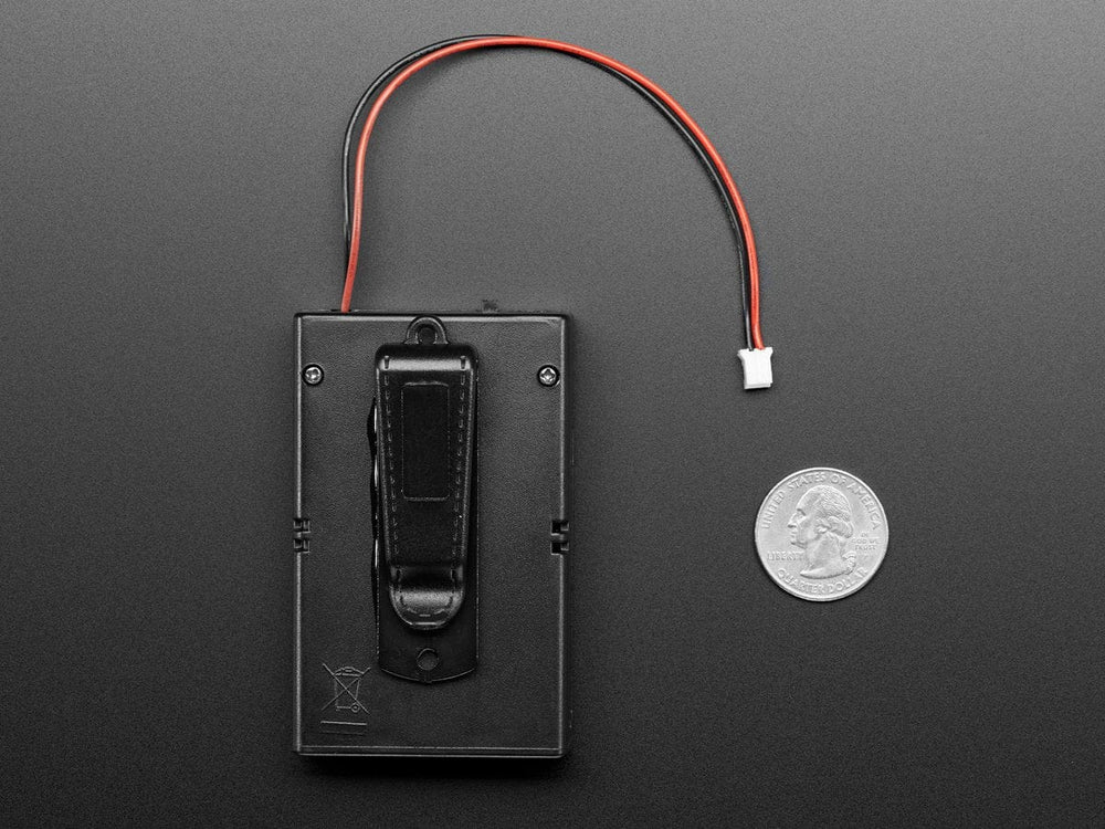 3 x AA Battery Holder with On/Off Switch, JST, and Belt Clip by The Pi Hut - The Pi Hut