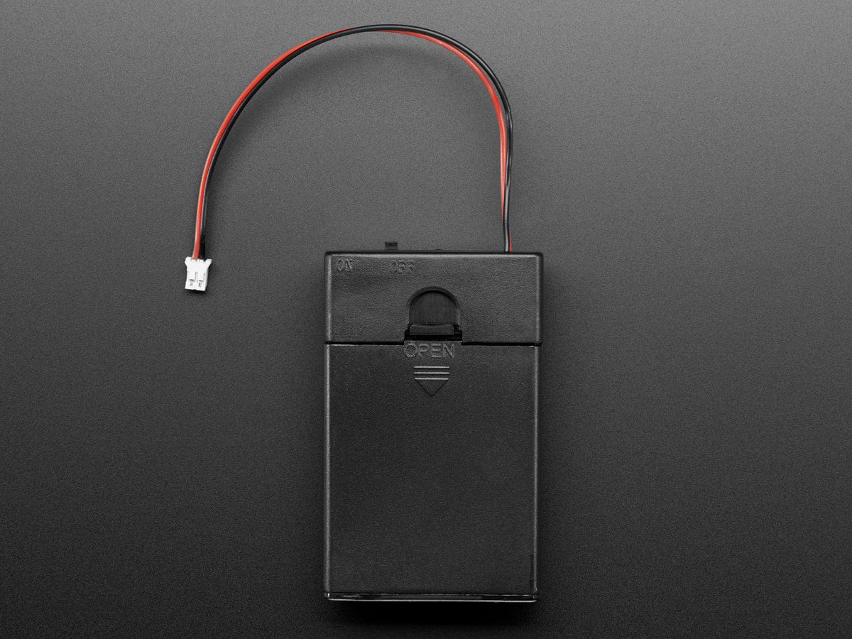 3 x AA Battery Holder with On/Off Switch, JST, and Belt Clip by The Pi Hut - The Pi Hut
