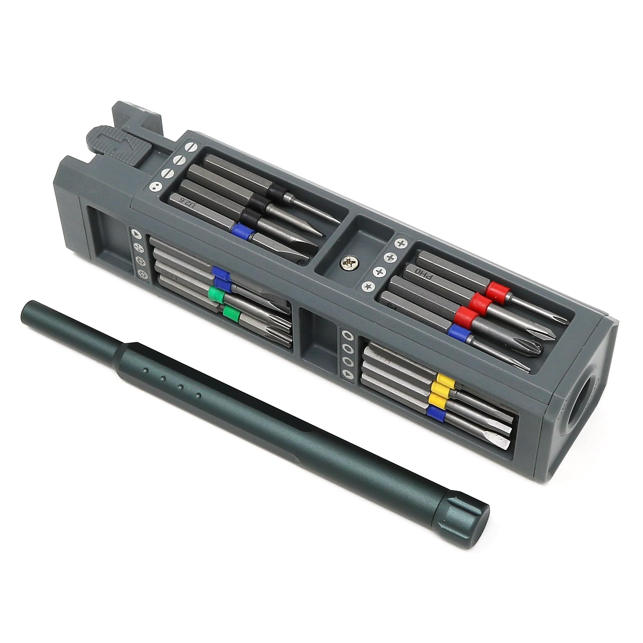 32-in-1 Compact Precision Screwdriver Set with Push Eject by The Pi Hut - The Pi Hut