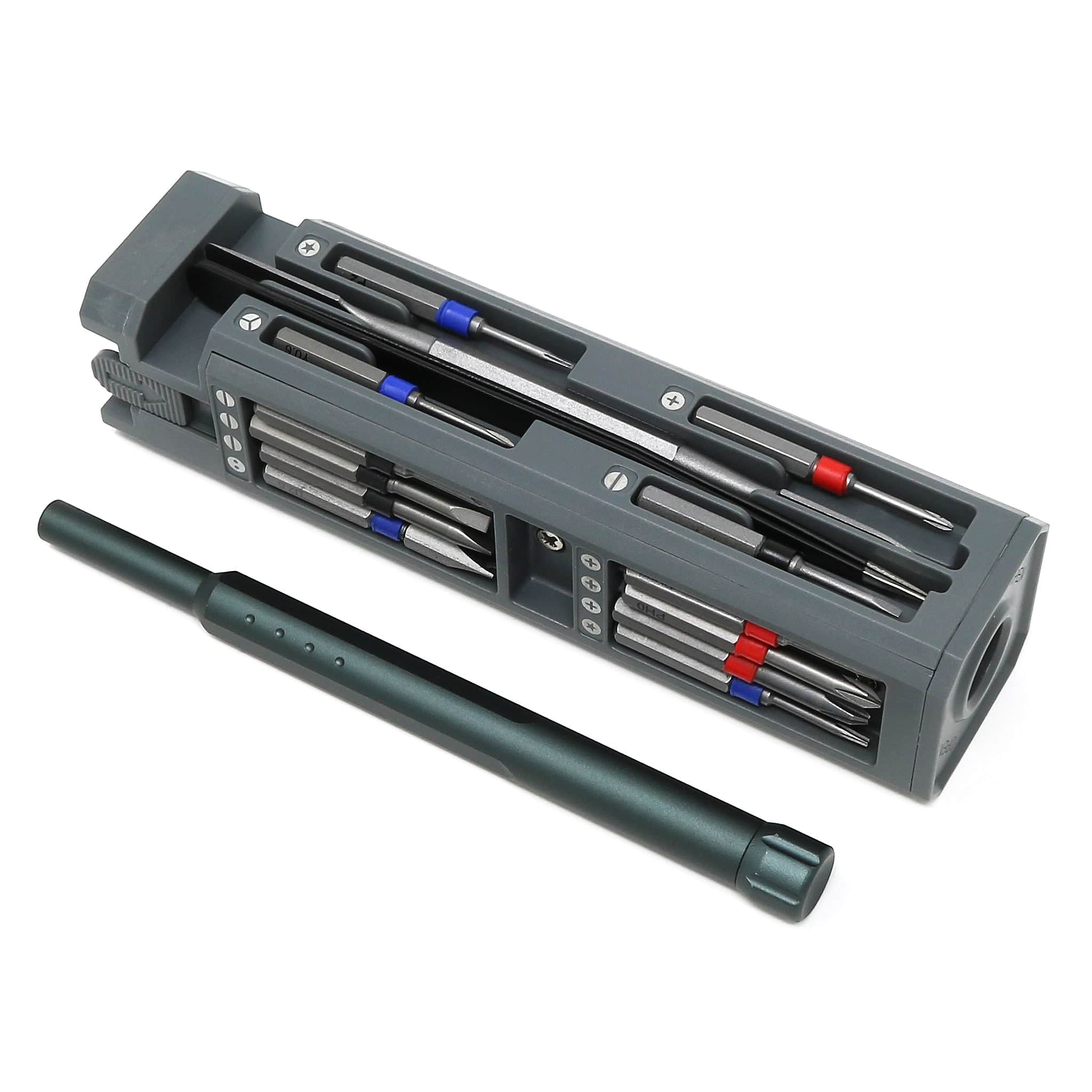 32-in-1 Compact Precision Screwdriver Set with Push Eject by The Pi Hut - The Pi Hut