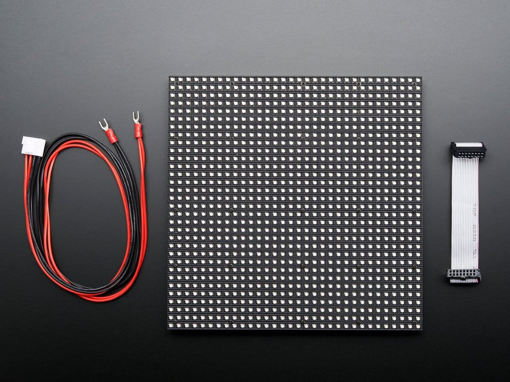 32x32 RGB LED Matrix Panel - 6mm pitch by The Pi Hut - The Pi Hut