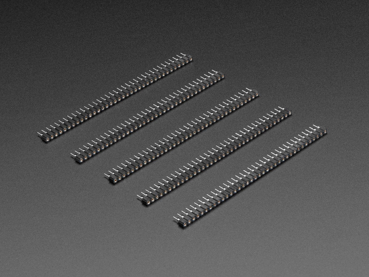 36-pin Swiss Female Socket Headers - Pack of 5 by The Pi Hut - The Pi Hut