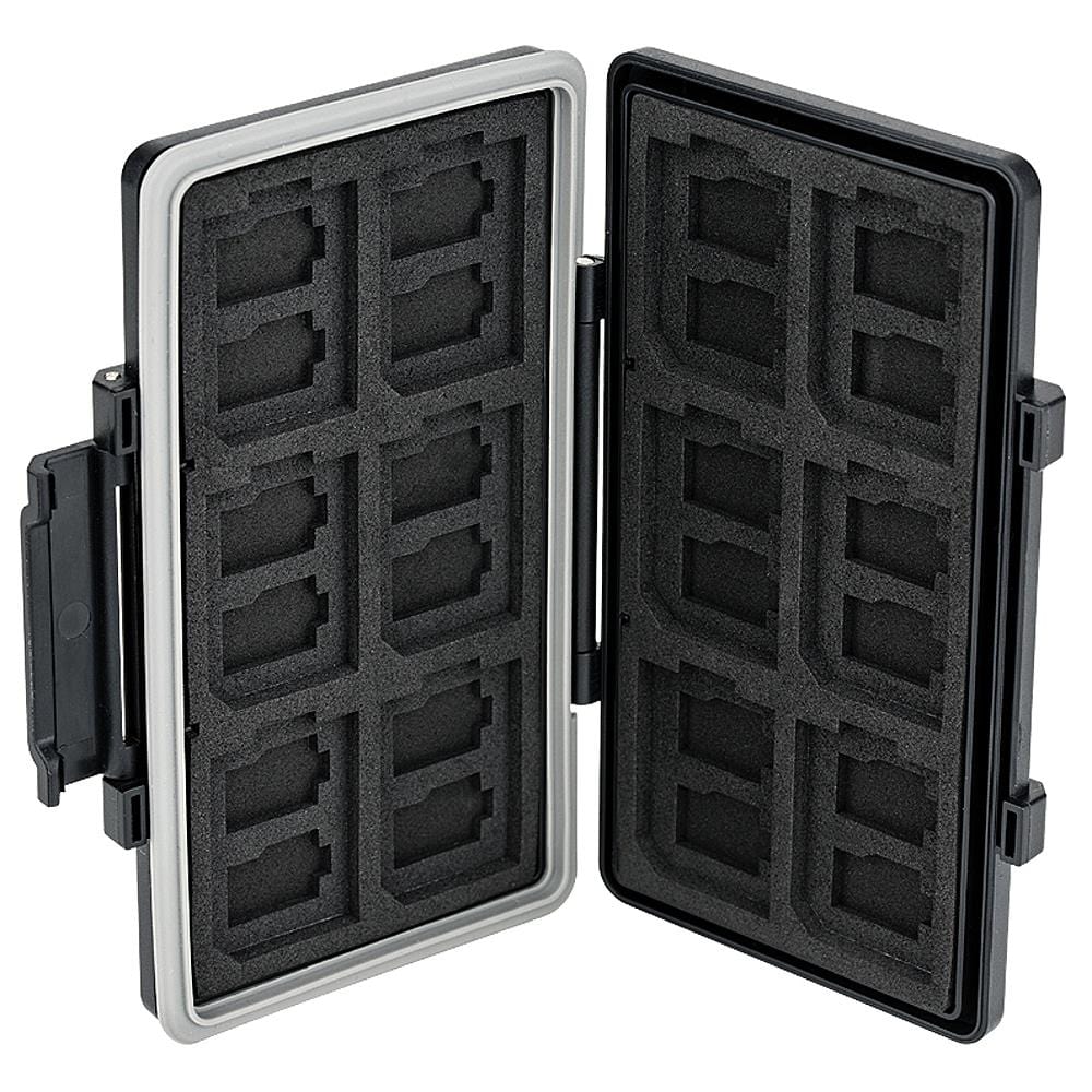36-Slot Tough MicroSD/SD Storage Case by JJC - The Pi Hut