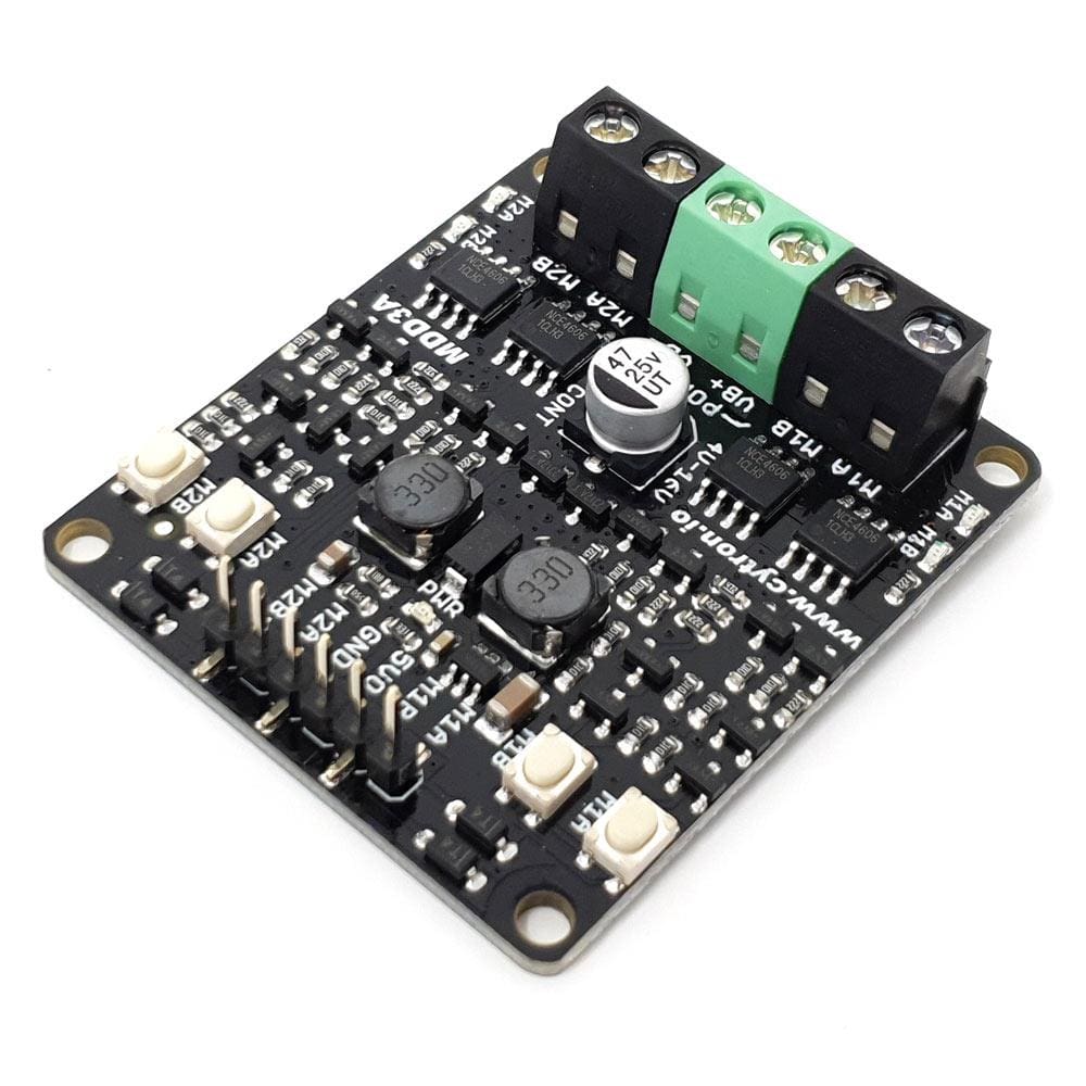 3A 4V-16V 2 Channel DC Motor Driver by Cytron - The Pi Hut