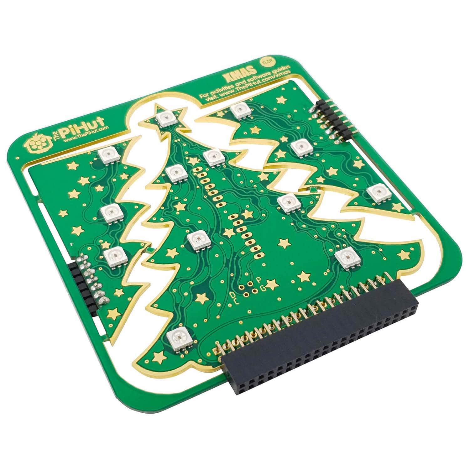 3D RGB Xmas Tree for Raspberry Pi by The Pi Hut - The Pi Hut
