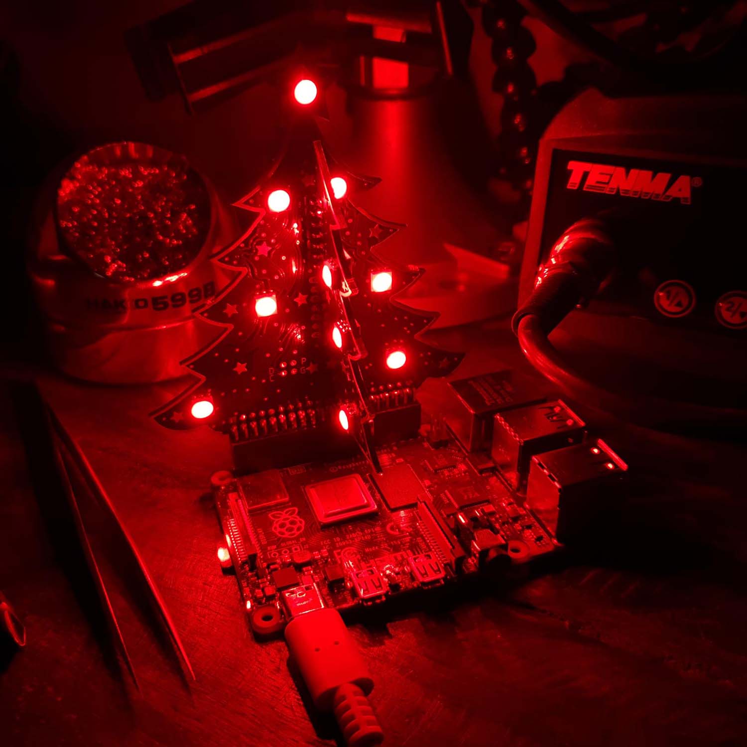 3D RGB Xmas Tree for Raspberry Pi by The Pi Hut - The Pi Hut