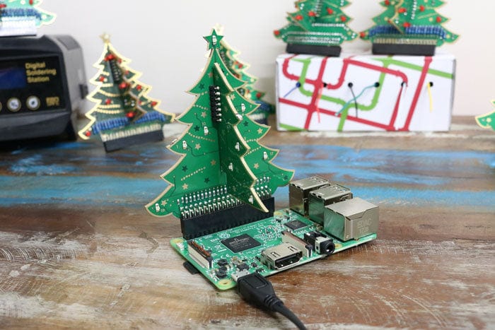 3D Xmas Tree for Raspberry Pi by The Pi Hut - The Pi Hut