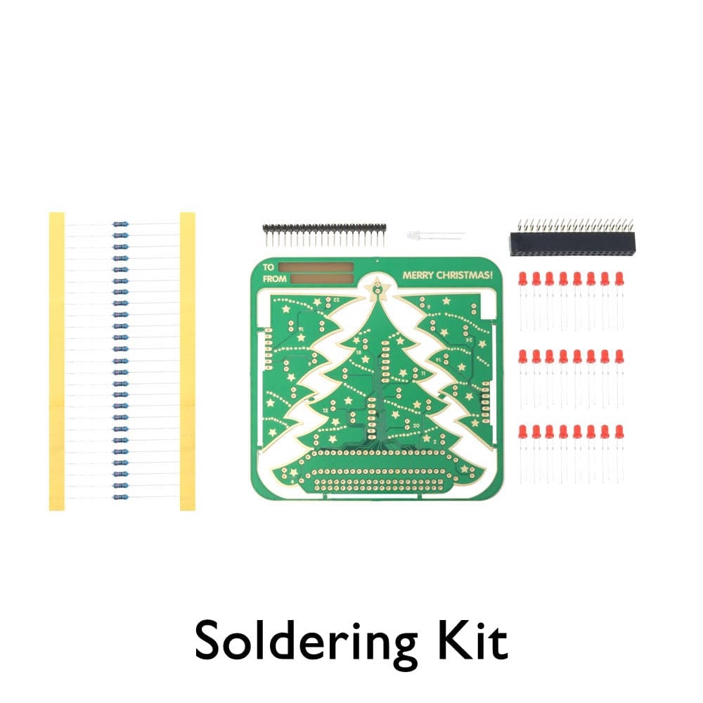 3D Xmas Tree for Raspberry Pi by The Pi Hut - The Pi Hut