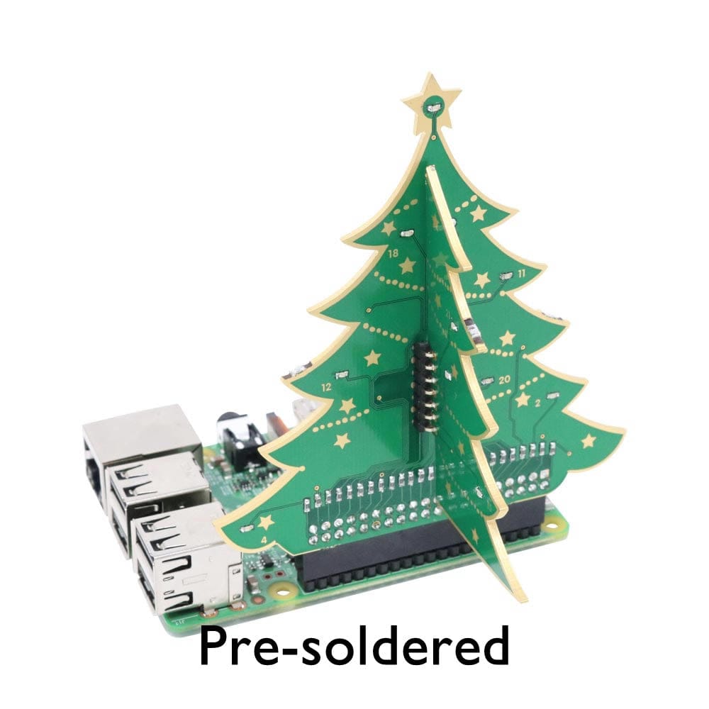 3D Xmas Tree for Raspberry Pi by The Pi Hut - The Pi Hut