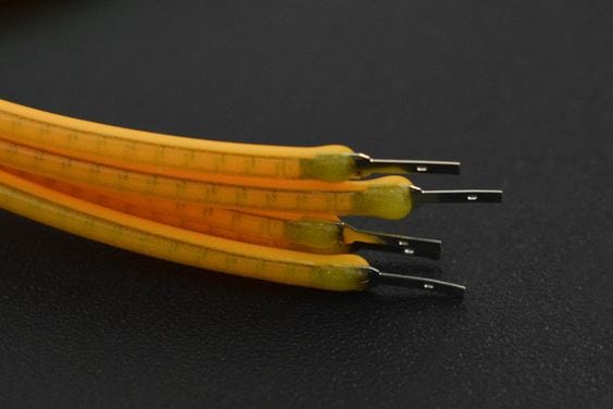 3V 260mm Flexible LED Filament Chip - 2200k (5-pack) by The Pi Hut - The Pi Hut