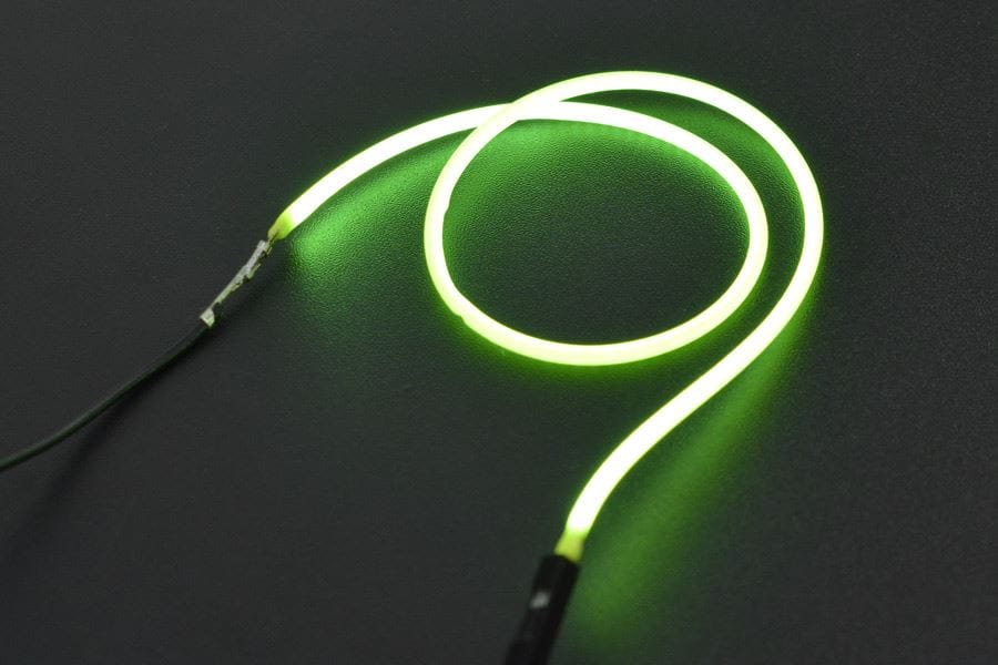 3V 260mm Flexible LED Filament Chip - Green (5-pack) by The Pi Hut - The Pi Hut