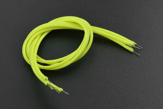3V 260mm Flexible LED Filament Chip - Green (5-pack) by The Pi Hut - The Pi Hut