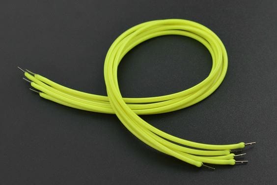 3V 260mm Flexible LED Filament Chip - Green (5-pack) by The Pi Hut - The Pi Hut