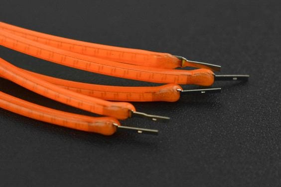 3V 260mm Flexible LED Filament Chip - Pink (5-pack) by The Pi Hut - The Pi Hut