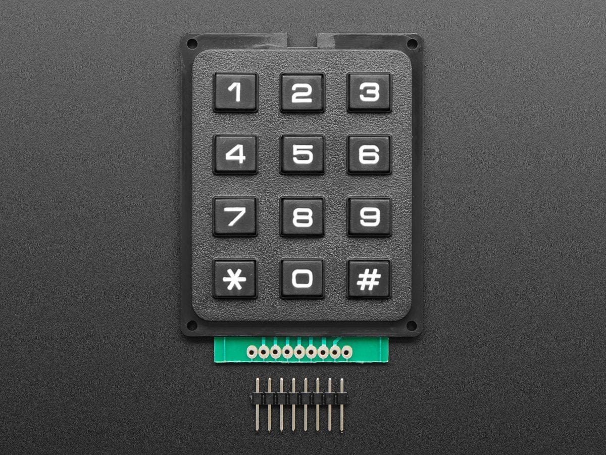 3x4 Matrix Keypad by The Pi Hut - The Pi Hut