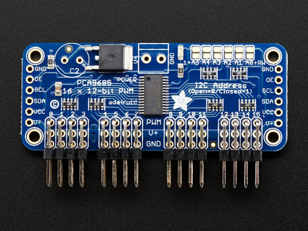 3x4 Right Angle Male Header - 4 pack by The Pi Hut - The Pi Hut