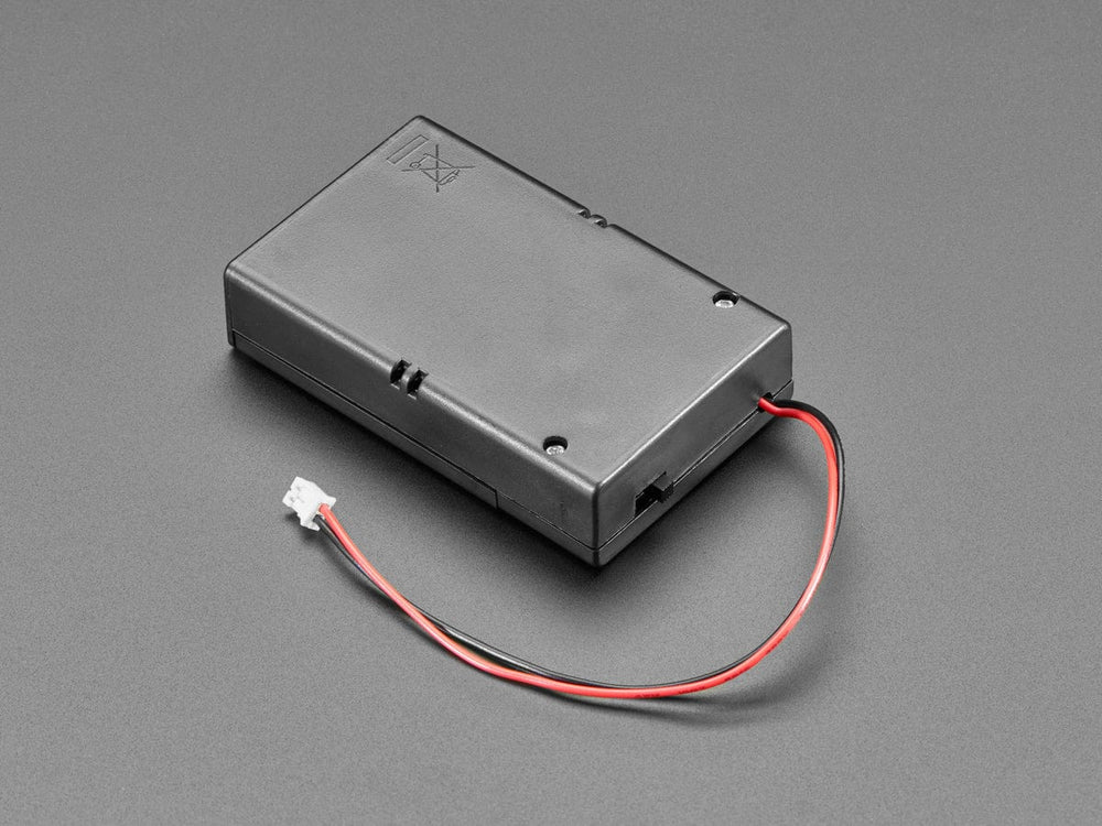 3x AA Battery Holder with On/Off Switch and 2-Pin JST by The Pi Hut - The Pi Hut