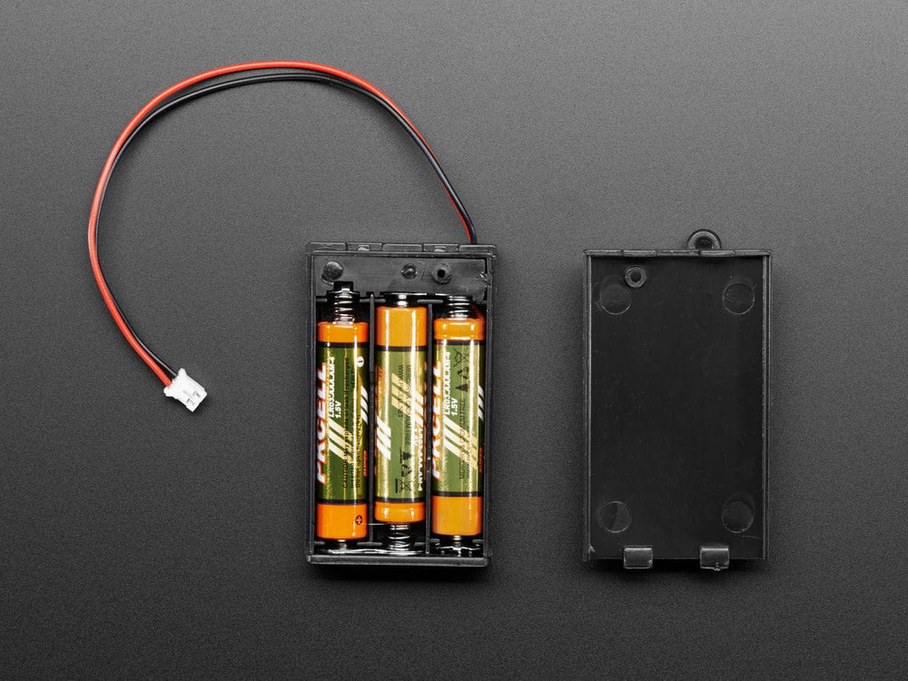 3 x AAA Battery Holder with On/Off Switch, JST, and Belt Clip by The Pi Hut - The Pi Hut