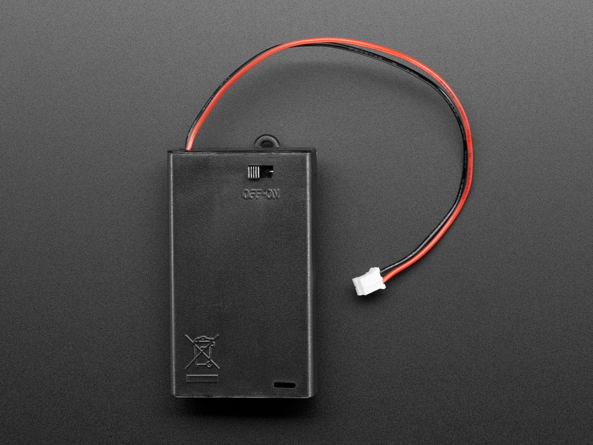 3 x AAA Battery Holder with On/Off Switch, JST, and Belt Clip by The Pi Hut - The Pi Hut