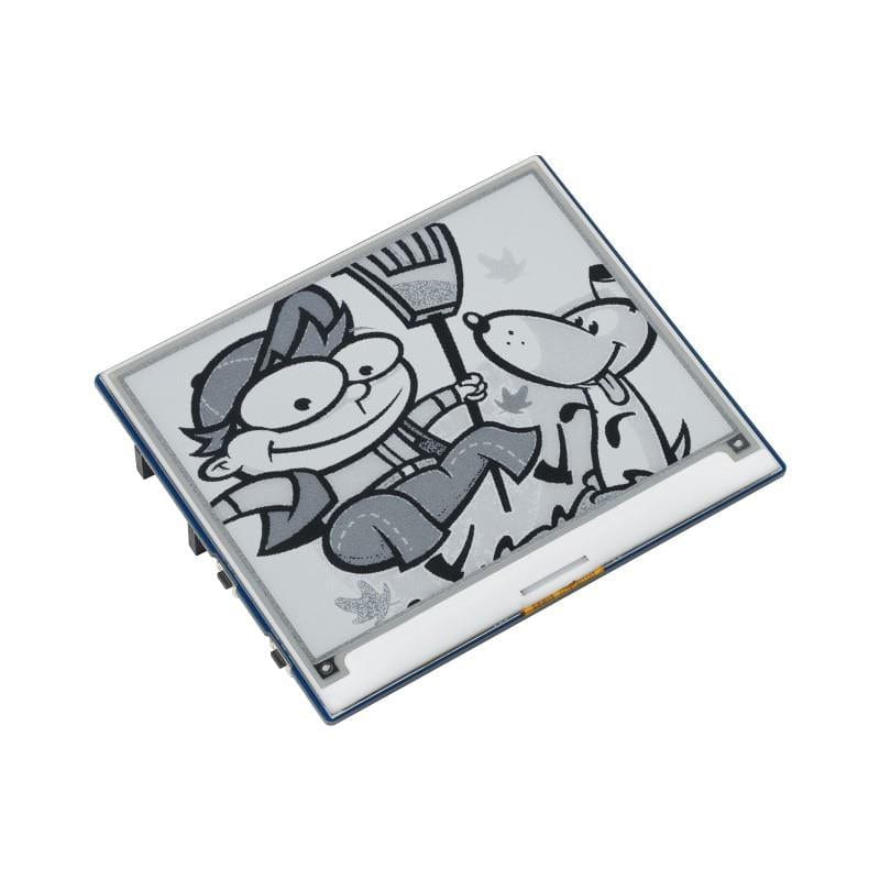 4.2" E-Paper Display Module for Raspberry Pi Pico (Black/White) (400×300) by Waveshare - The Pi Hut