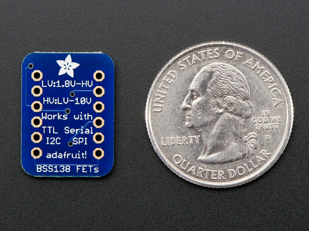 4-channel I2C-safe Bi-directional Logic Level Converter (BSS138) by Adafruit - The Pi Hut