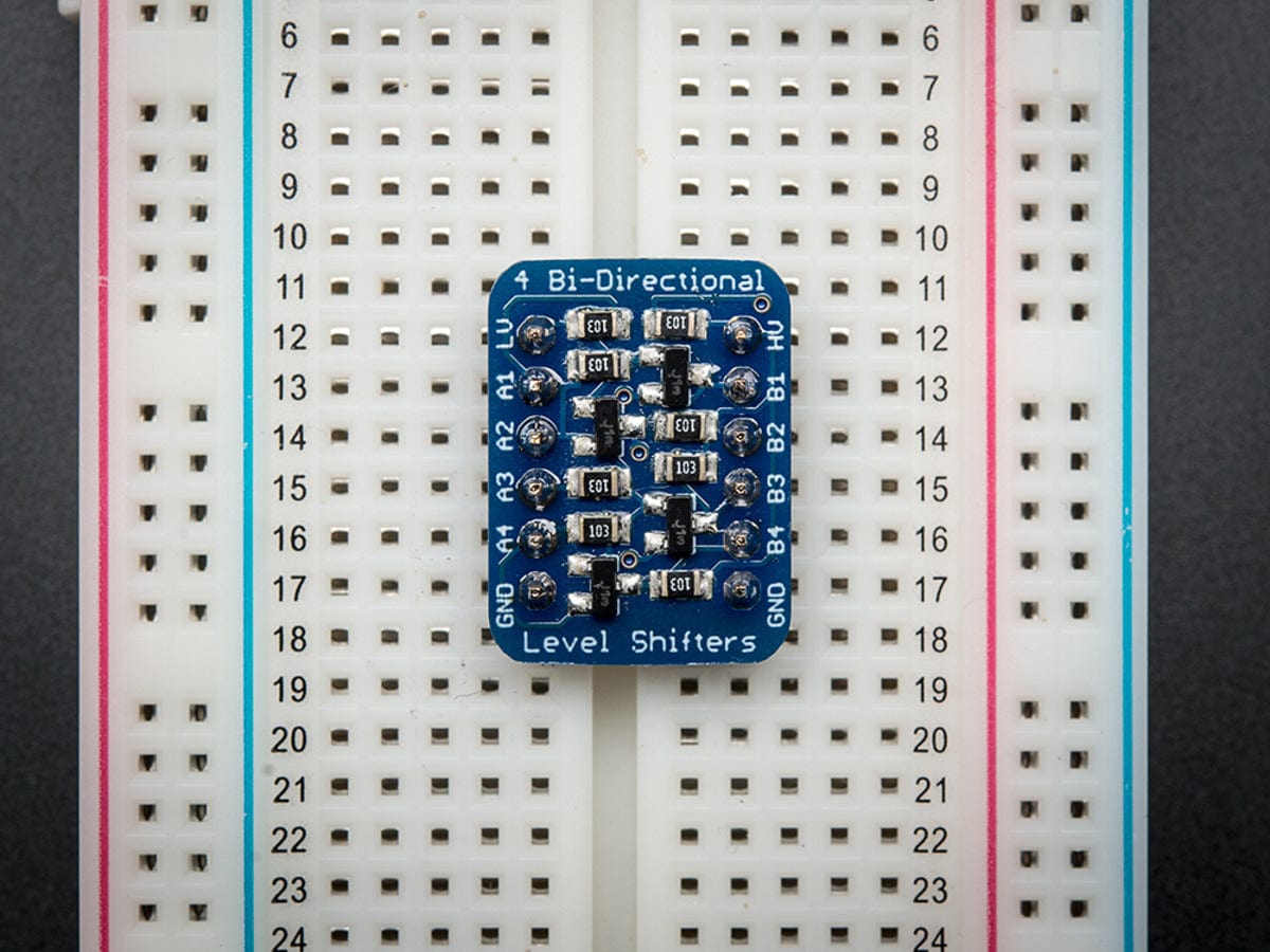 4-channel I2C-safe Bi-directional Logic Level Converter (BSS138) by Adafruit - The Pi Hut