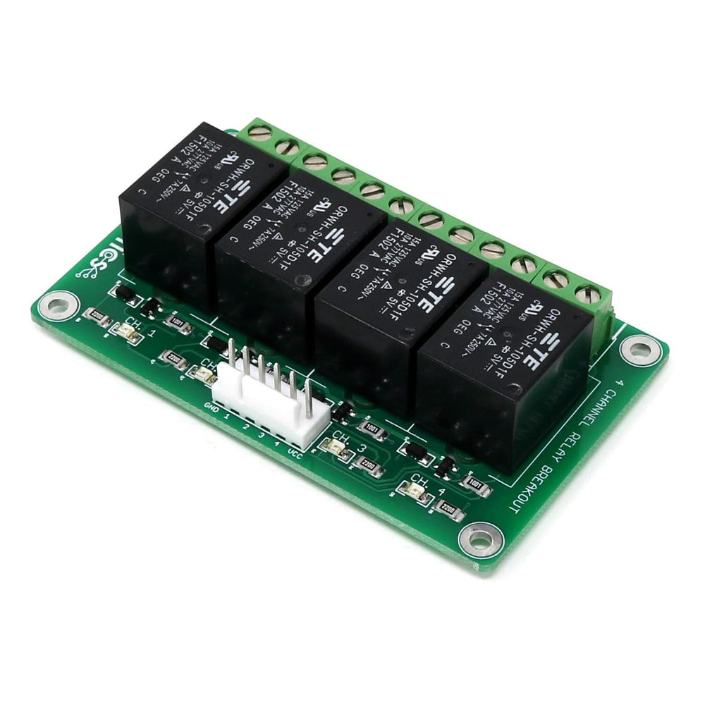 4 Channel Relay Breakout – 5V - The Pi Hut