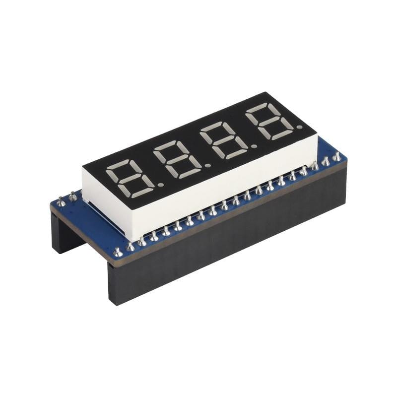 4-Digit 8-Segment Display Module for Raspberry Pi Pico by Waveshare - The Pi Hut