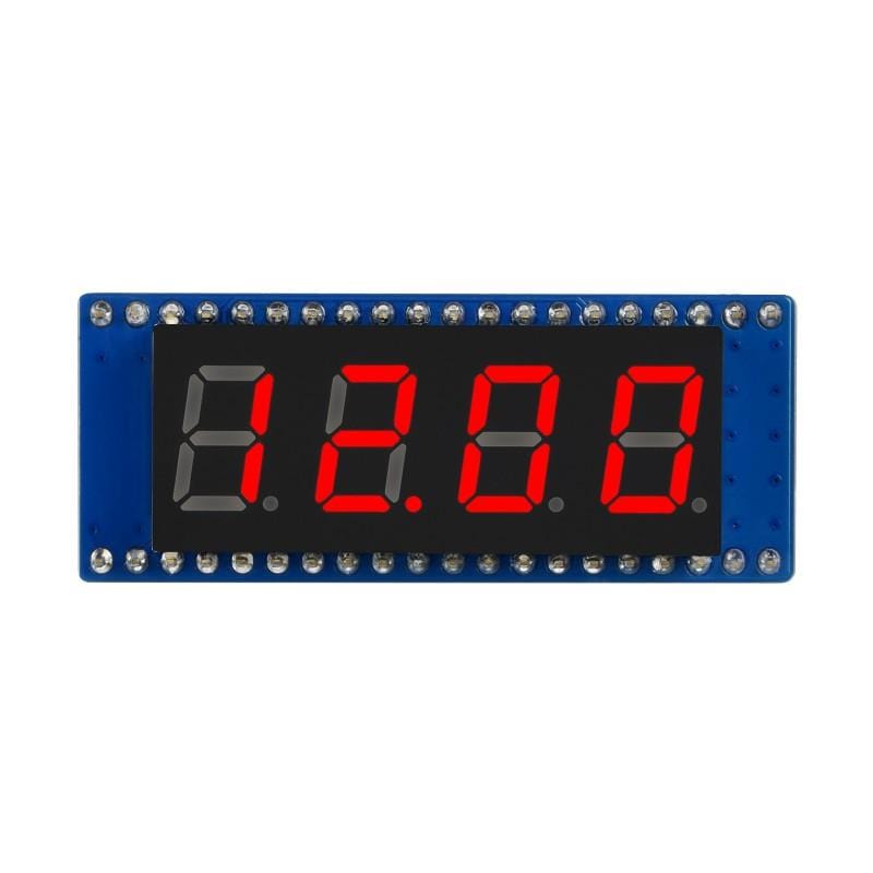 4-Digit 8-Segment Display Module for Raspberry Pi Pico by Waveshare - The Pi Hut