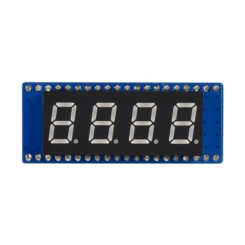 4-Digit 8-Segment Display Module for Raspberry Pi Pico by Waveshare - The Pi Hut