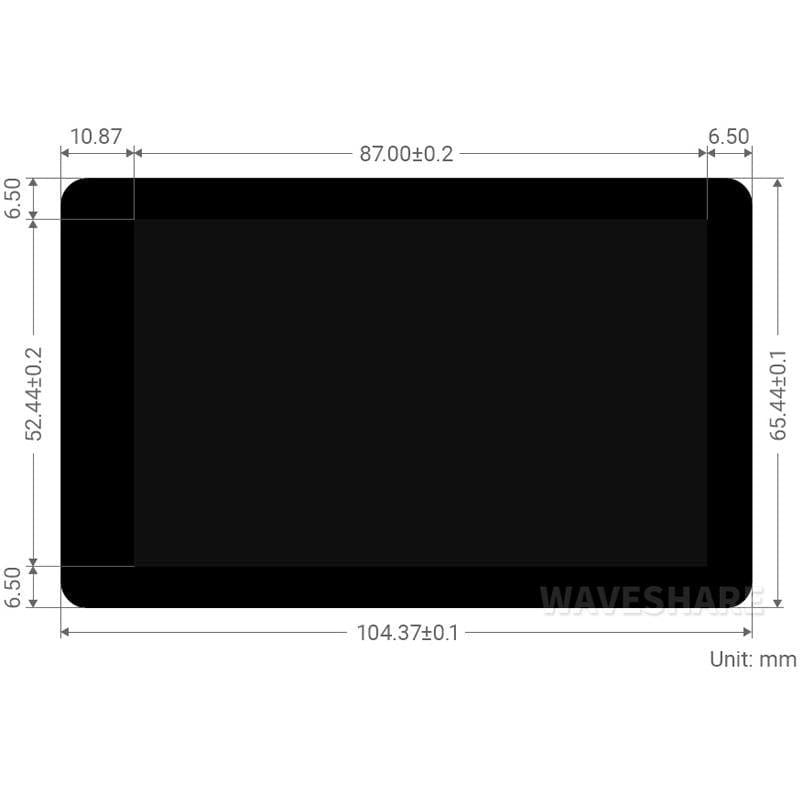4" IPS Capacitive Touch DSI Display for Raspberry Pi (800x480) - The Pi Hut