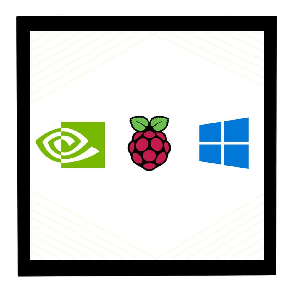 4" IPS HDMI Square Capacitive Touchscreen for Raspberry Pi (720x720) by Waveshare - The Pi Hut